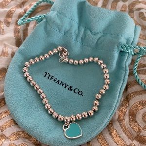 Tiffany blue heart bracelet